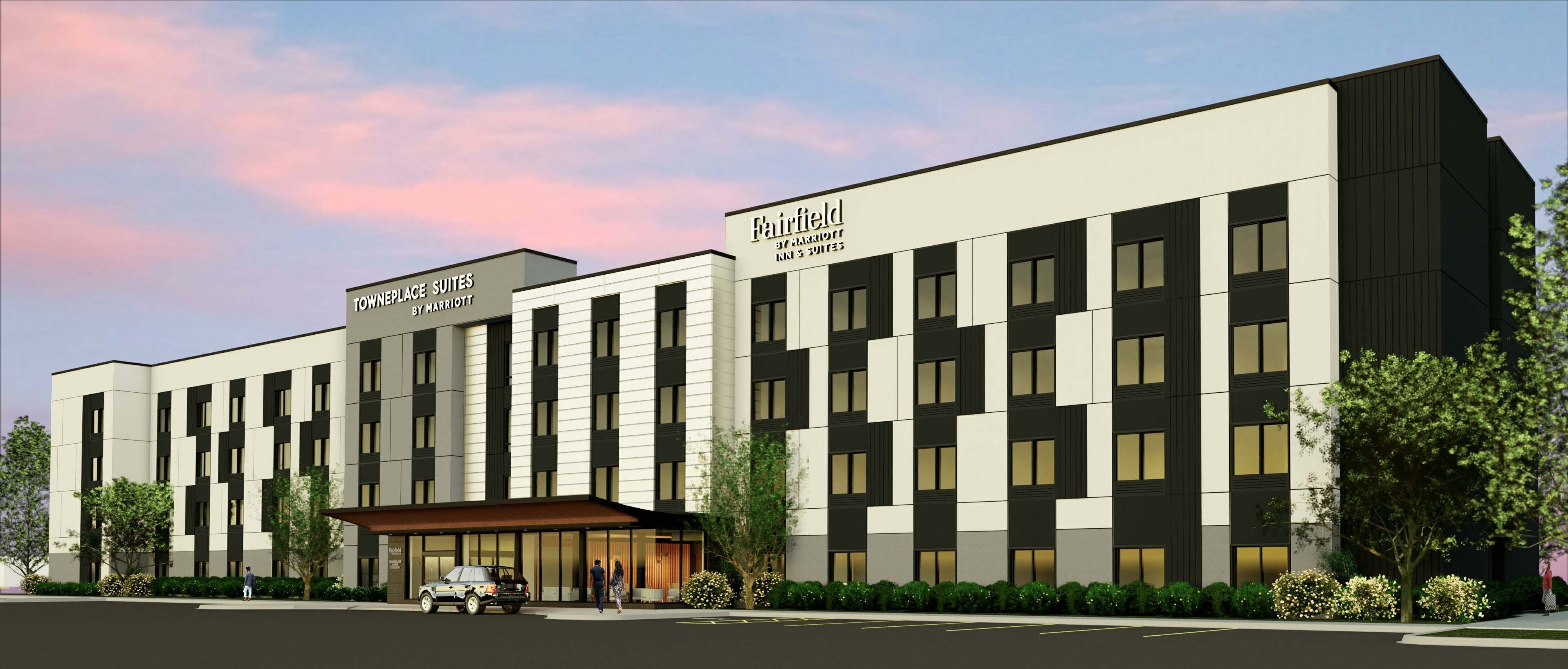 Exterior of TownePlace Suites and Fairfield Inn & Suites, Coming soon, DeKalb, IL